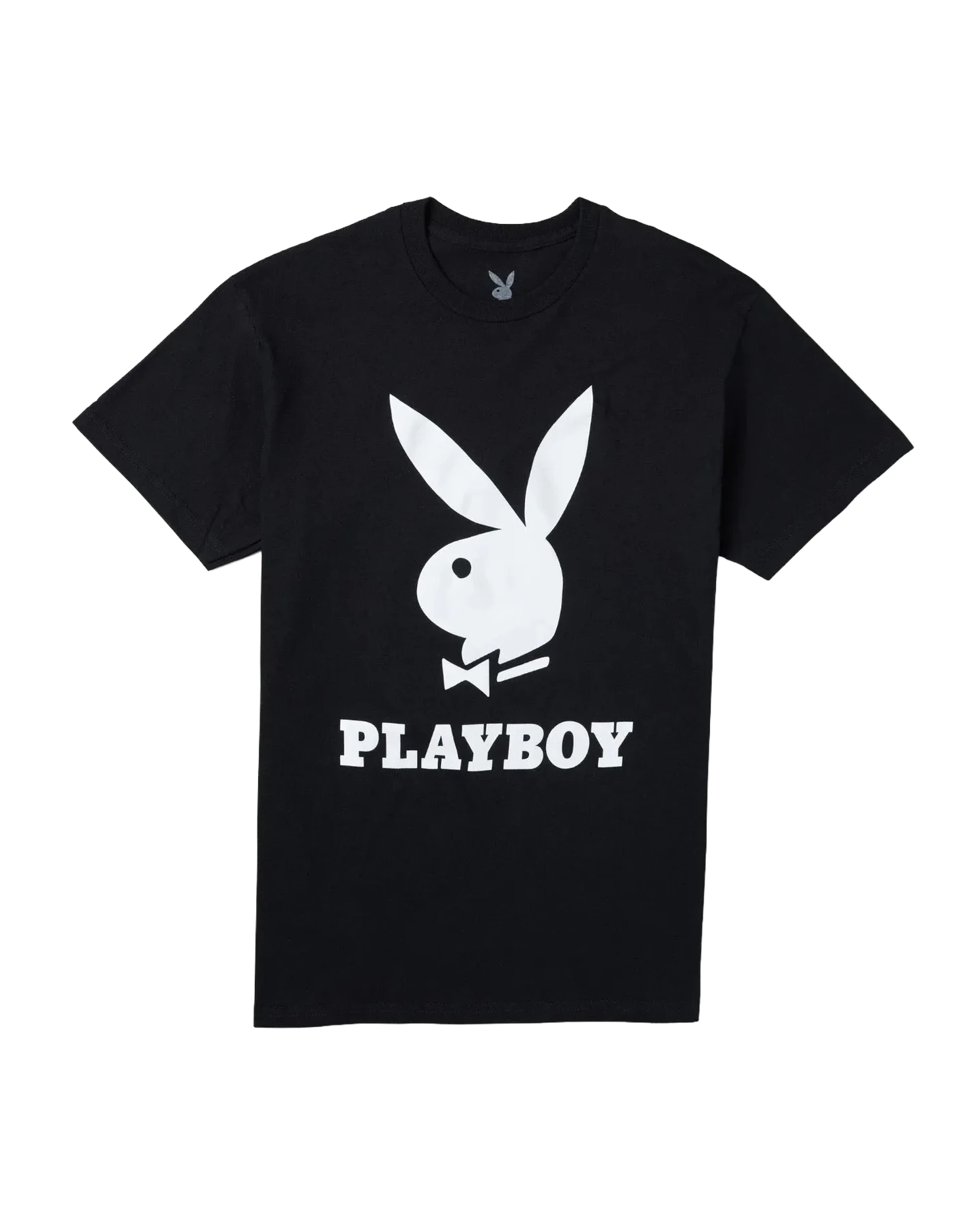 Playboy Logo T-Shirt maglietta cotone bianca