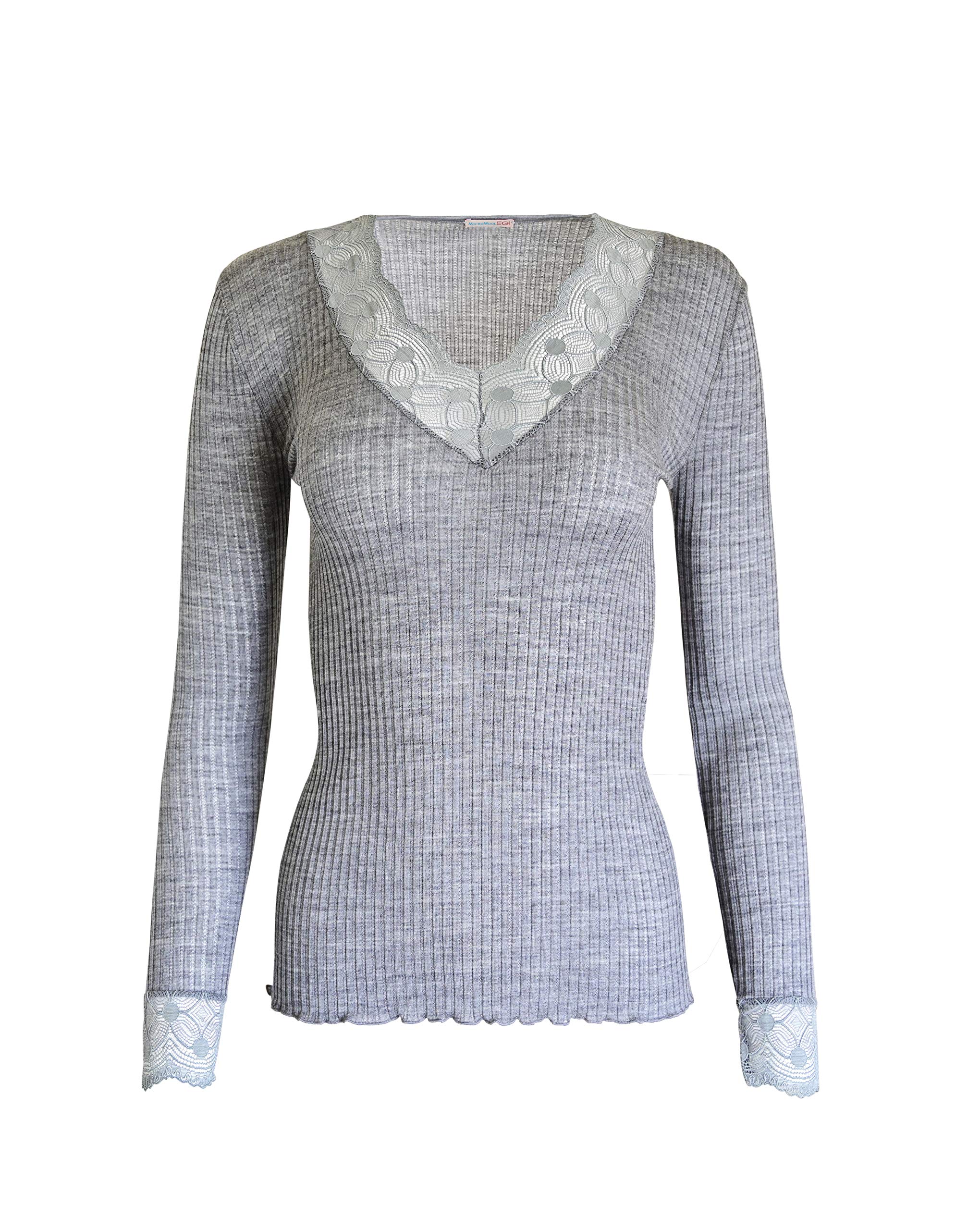 Egi 303 Maglia Lana Microfibra L/XL Grigio Medio