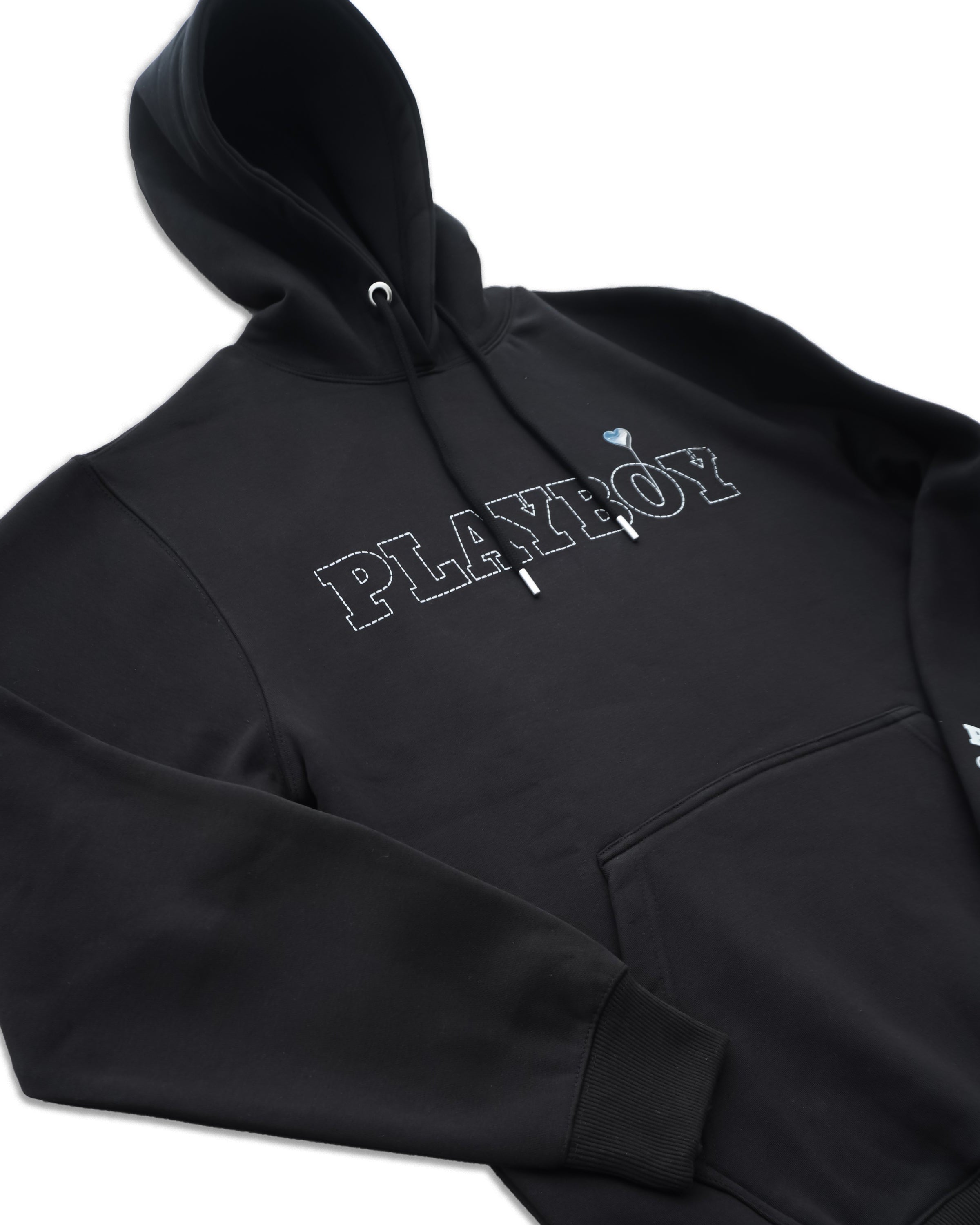 Playboy x Audien Chrome Heart felpa cappuccio nero