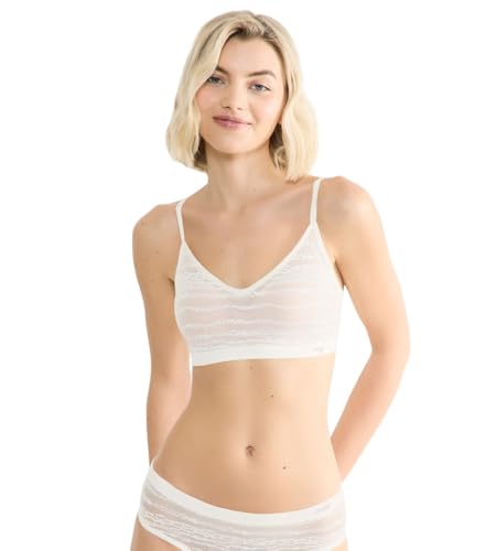 Sloggi Free Evolve PU Lace Bra Donna Nero Pizzo