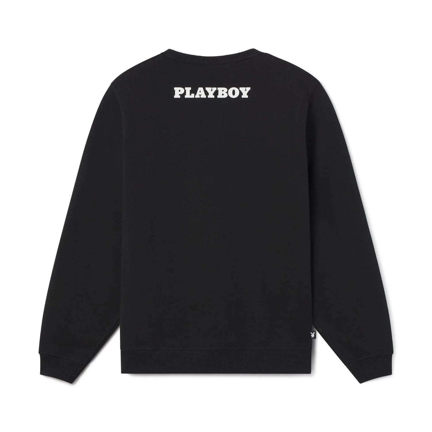 Playboy The Great Frog Crewneck felpa girocollo nera cotone