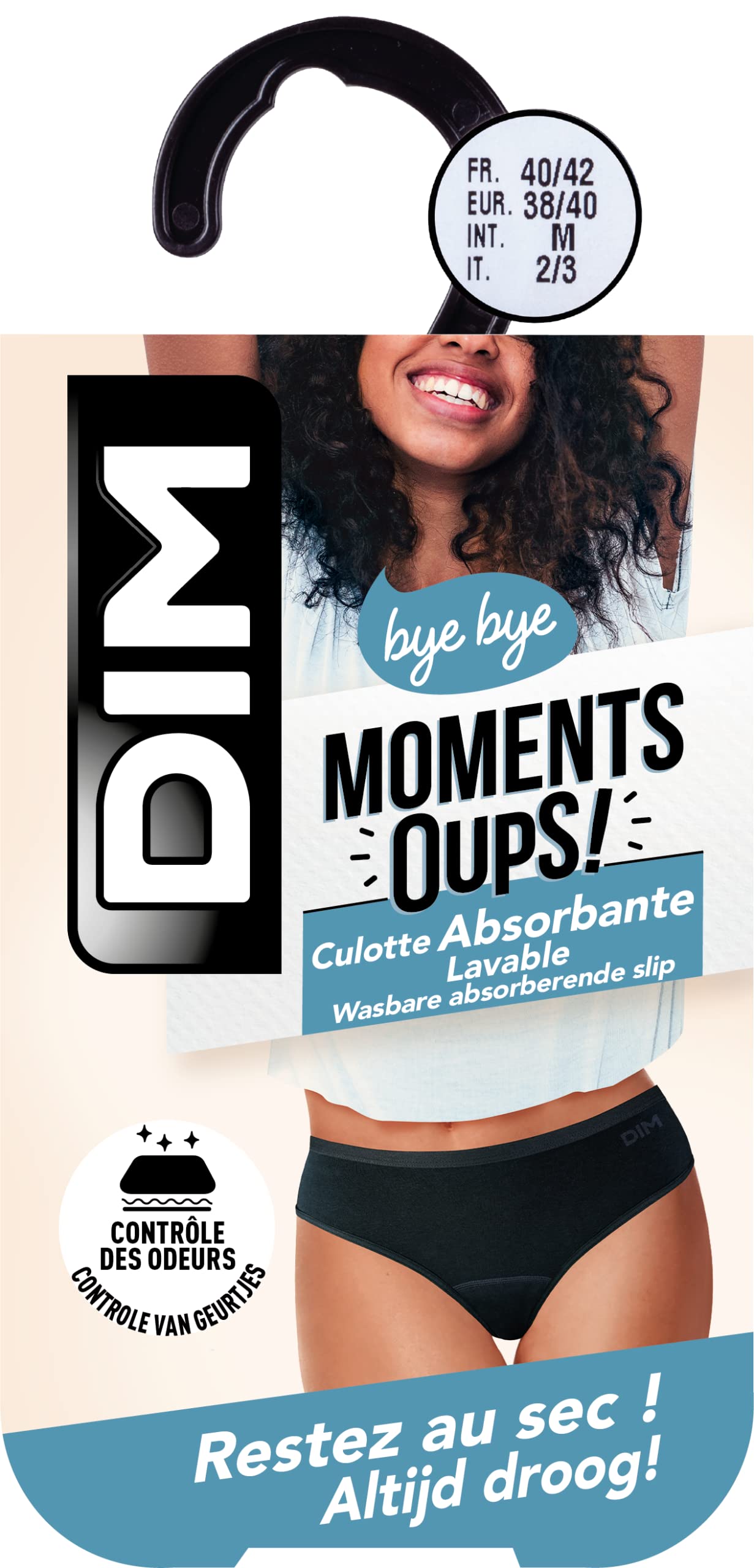 DIM Moment Oups slip bikini donna XXS-XS cotone