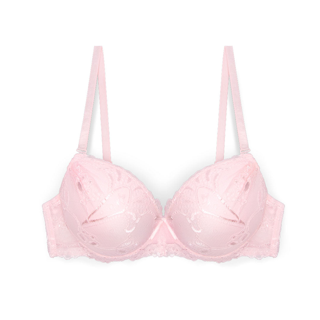 René Rofé Floral Lace Reggiseno Push Up 36B 3 Pezzi