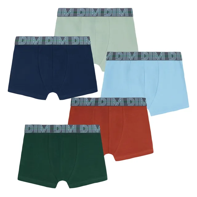Dim Ecodim slip bambino cotone x5 pack colori