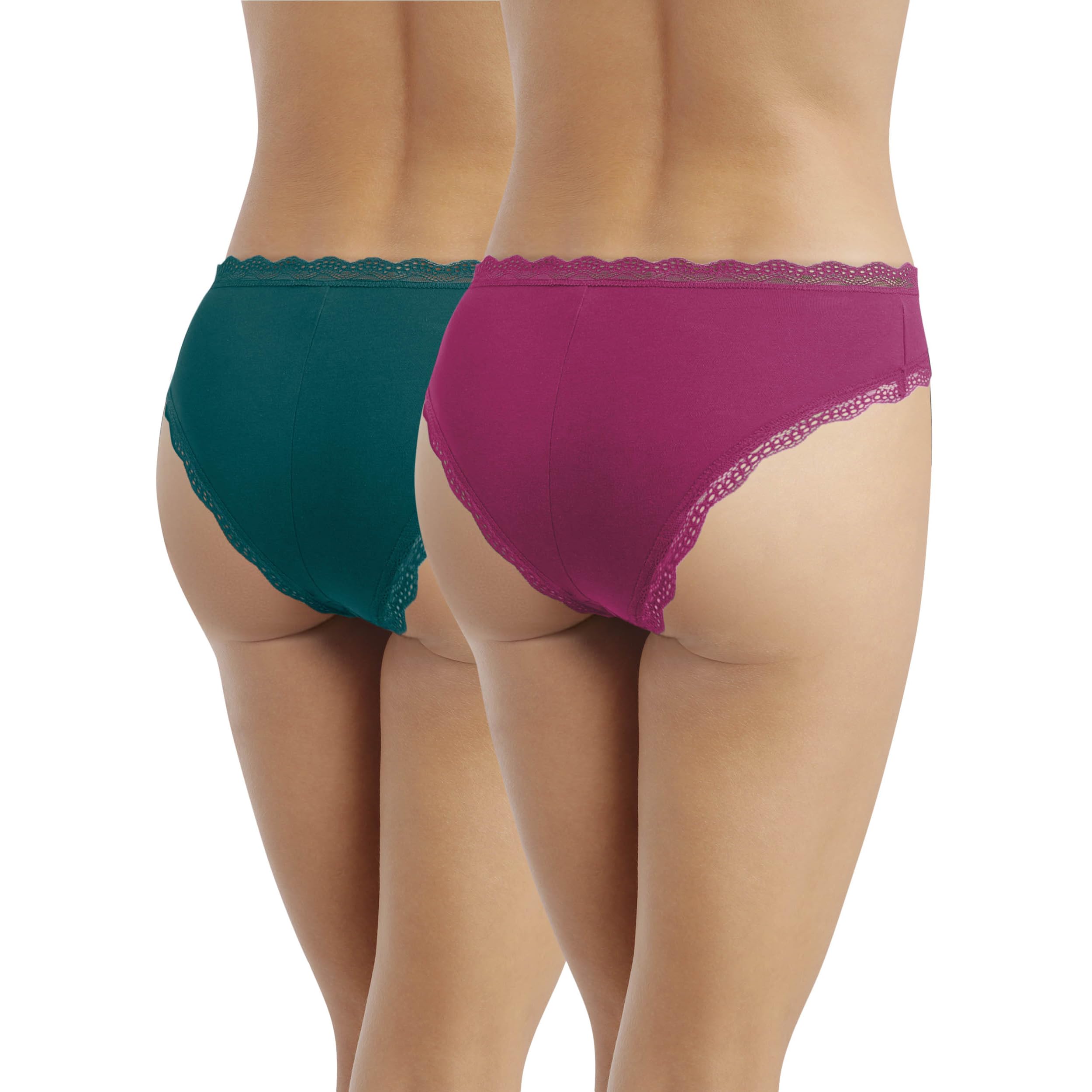DIM slip cotone e pizzo vita classica traspirante