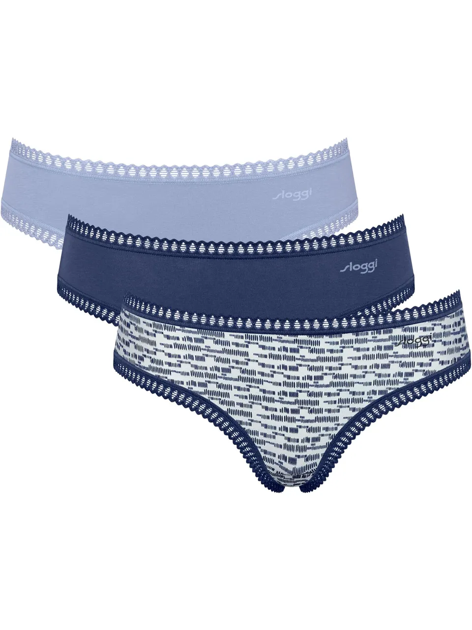 Sloggi Go Crush Hipster slip donna x3 cotone taglia vera