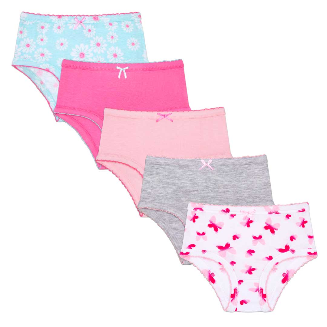 René Rofé Briefs slip bimba 5 pezzi 2T unicorno cotone