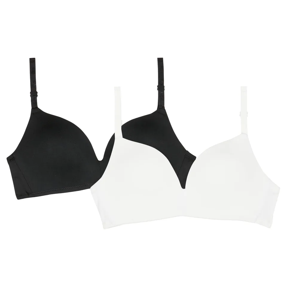 DIM Invisibile Balconcino Senza Ferretto Reggiseno x2 1A Microfibra