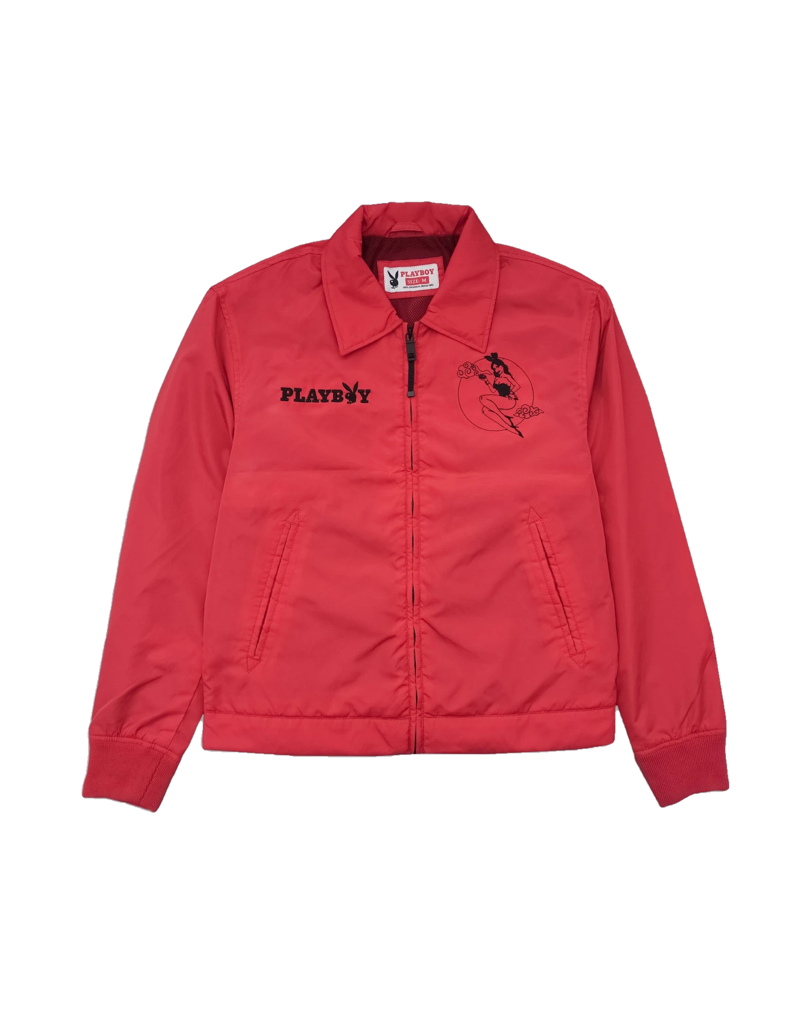 Playboy Moonlit Bunny giacca antivento rossa leggera