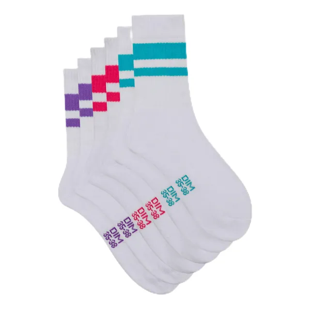 DIM Ecodim Sport Style X3 calze donna colorate