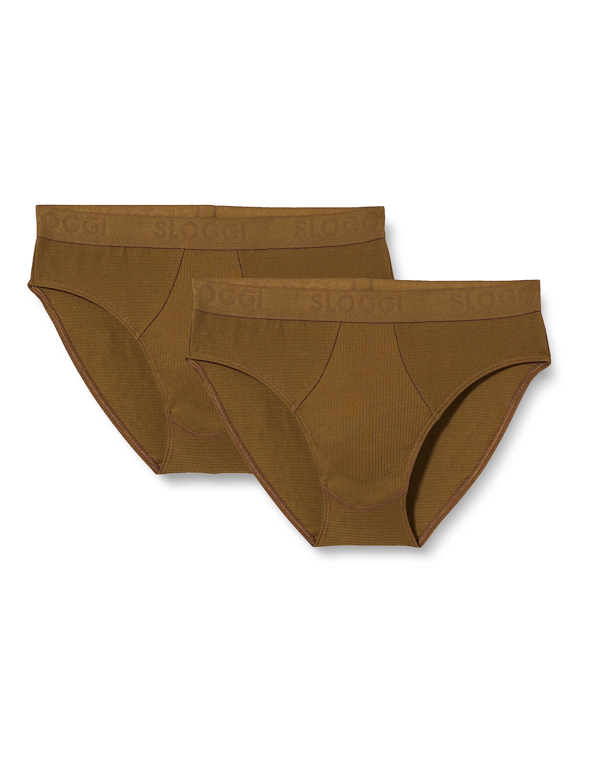 sloggi Free Evolve Slip Uomo Nero Cotone x2