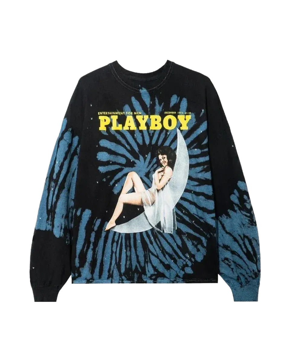 Playboy 1973 Cover Maglia Maniche Lunghe Tie-Dye