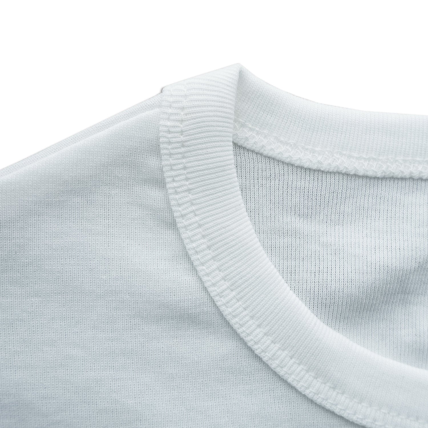 Playboy Blue Crush crop top bianco manica lunga cotone