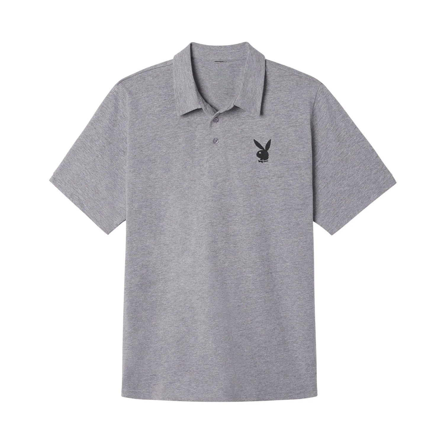 Playboy Classic Rabbit Head polo uomo nero cotone