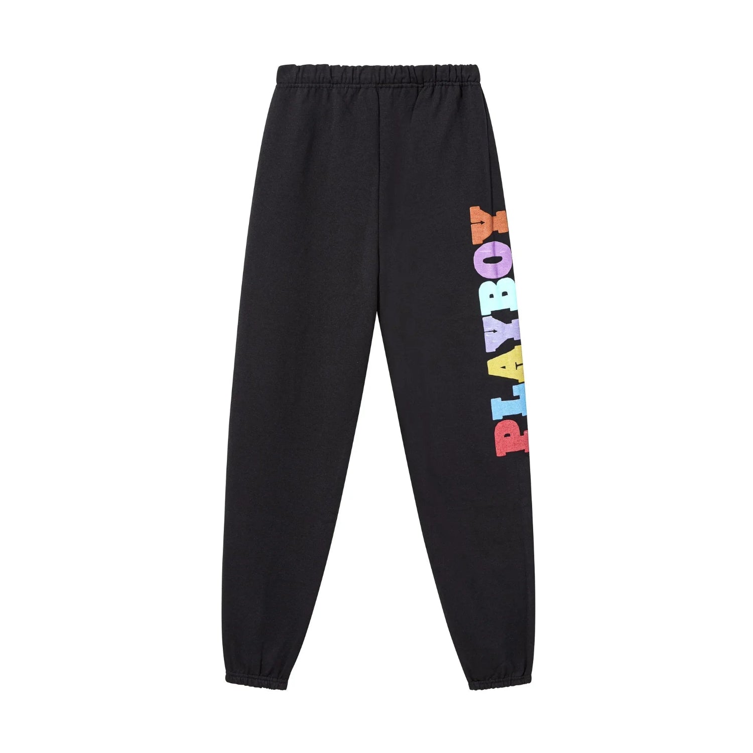Playboy Color-Block pantaloni tuta neri cotone