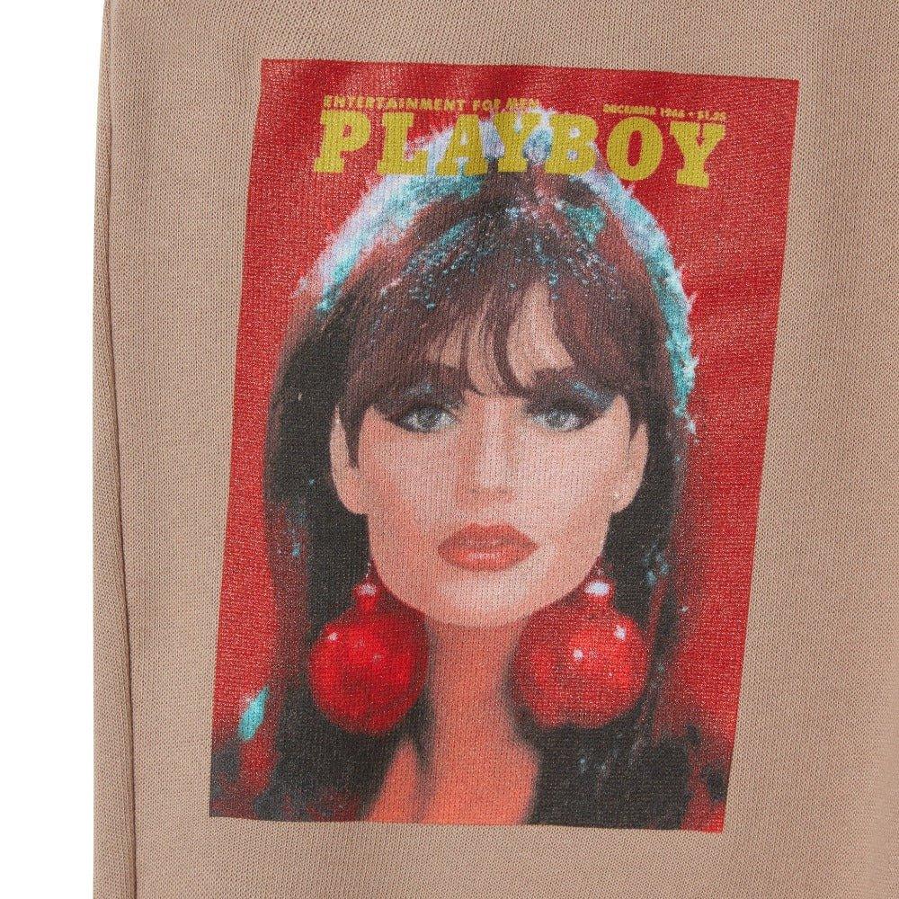 Playboy December 1966 Cover pantaloni tuta felpati cotone