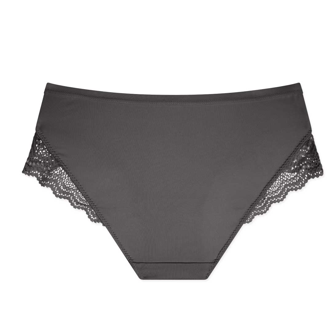 René Rofé Neo Du Jour Laser Cut slip hipster pizzo taupe