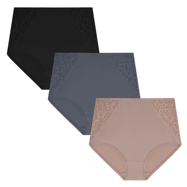 René Rofé Shaping slip guaina pizzo 3 pack nero