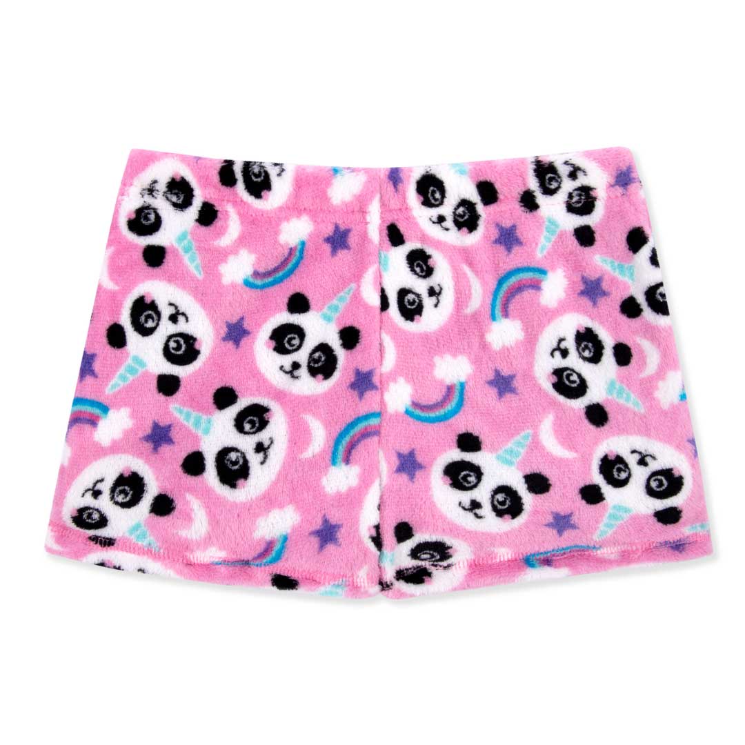 René Rofé Girls Fleece shorts pigiama 2 pack pile