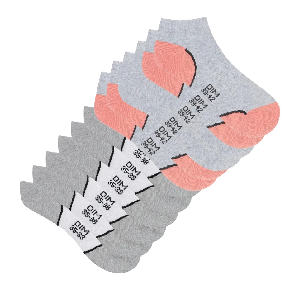 DIM Sport Impact Calze Corte Donna 35-38 x6 Spugna