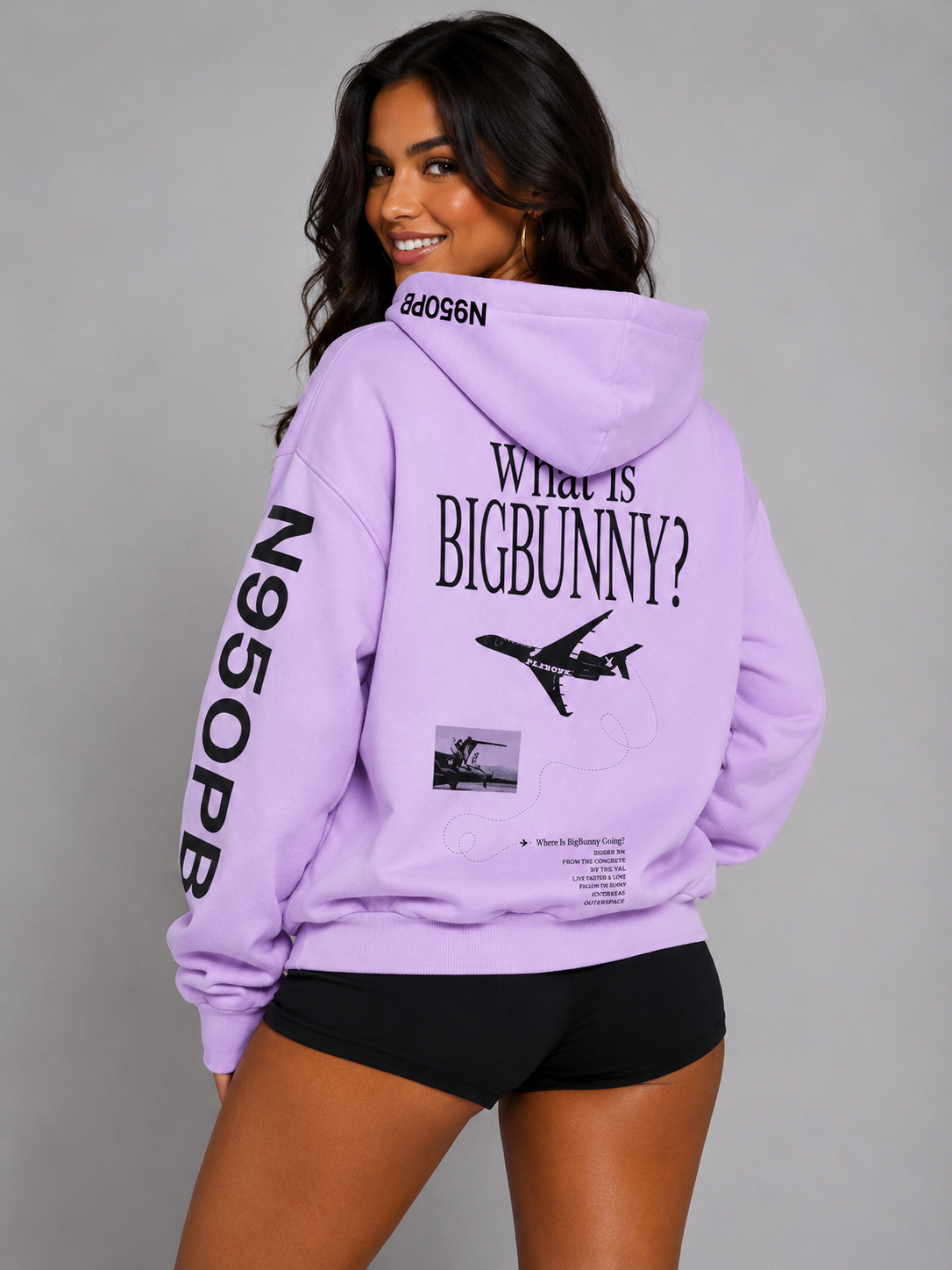 Playboy Aviation Wings N950PB felpa cappuccio senape cotone
