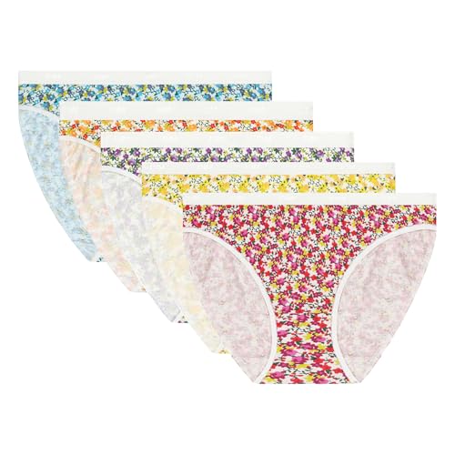 DIM Les Pockets slip donna cotone M x5 fiori