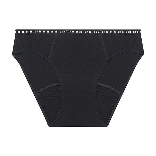 DIM Protect slip mestruale cotone bio nero flusso medio x1 XS