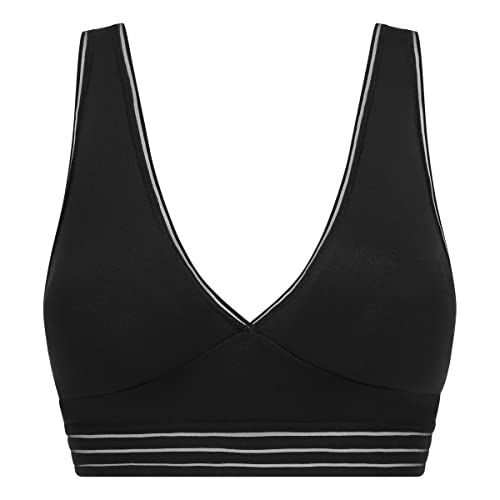 DIM Oh My Dims Triangle Reggiseno L Nero Senza Ferretto