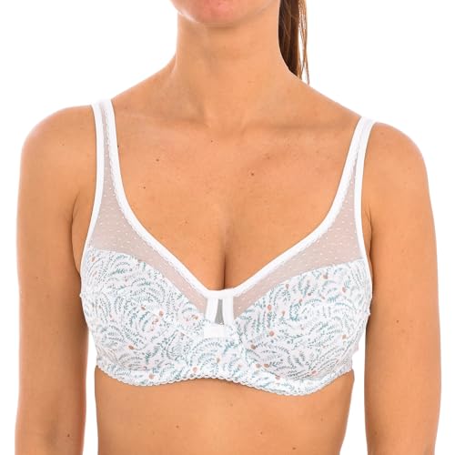 DIM Generous reggiseno donna 5B cotone bio fiori ferretto