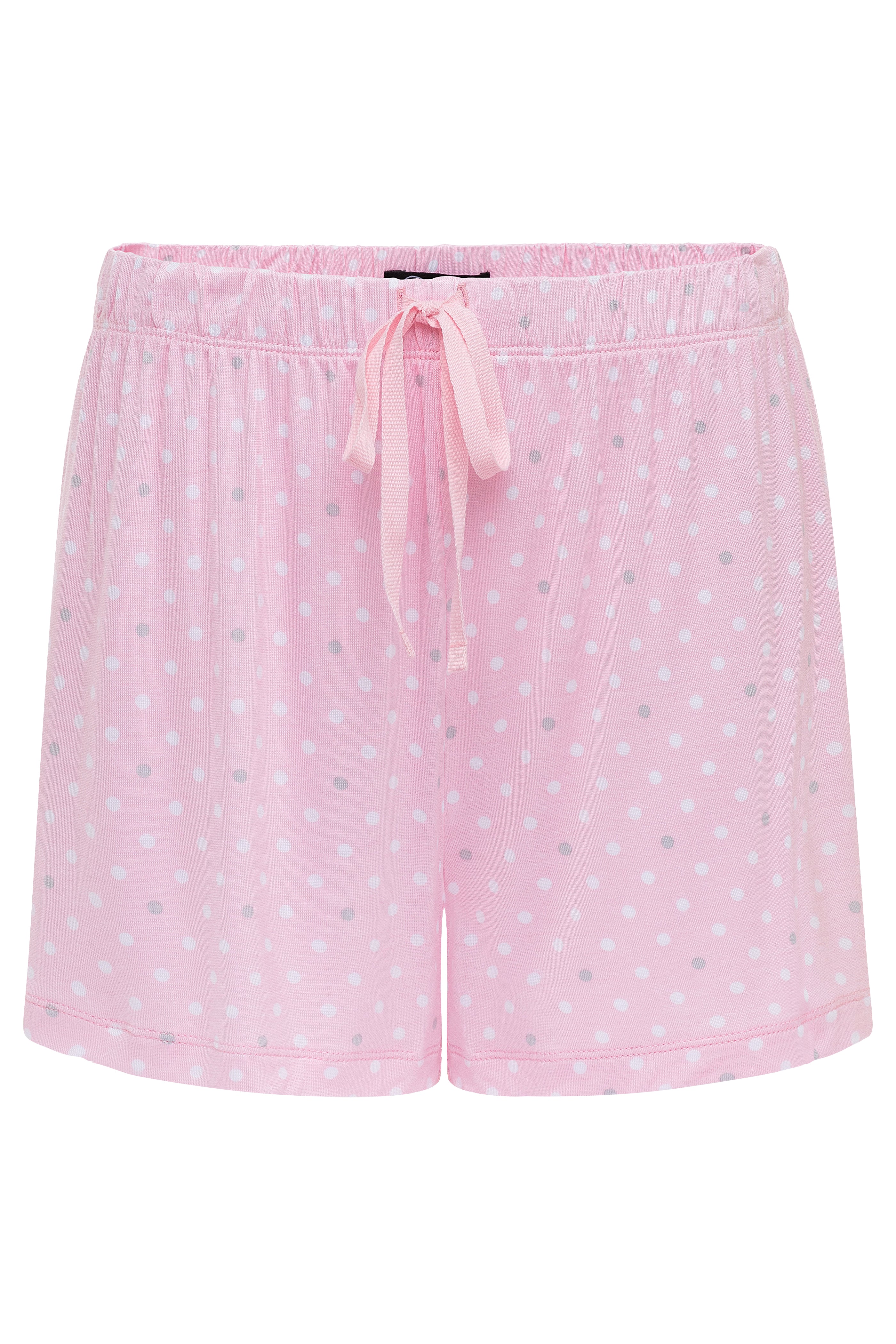 René Rofé Shorts Pigiama 4 Pezzi M Nero Leopardato leggero