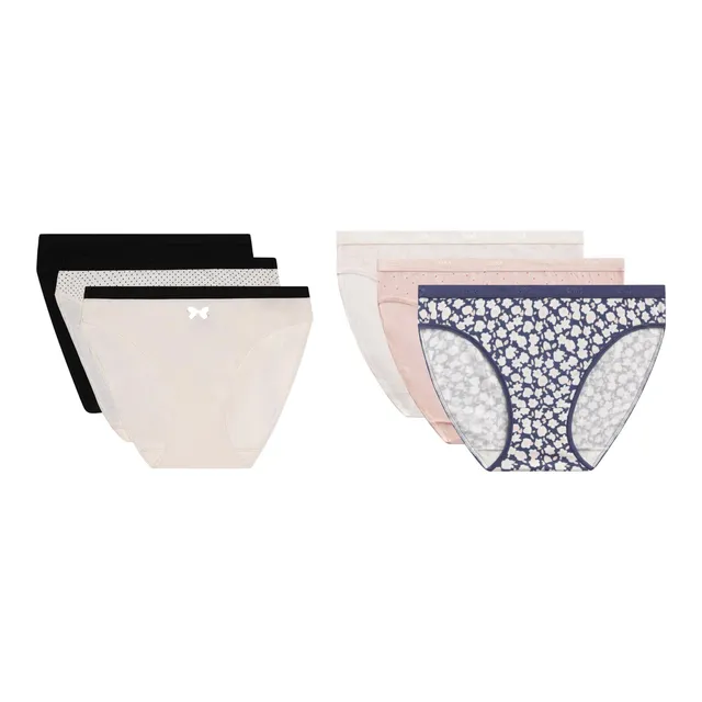 DIM Pockets Bikini slip donna S x6 cotone con logo