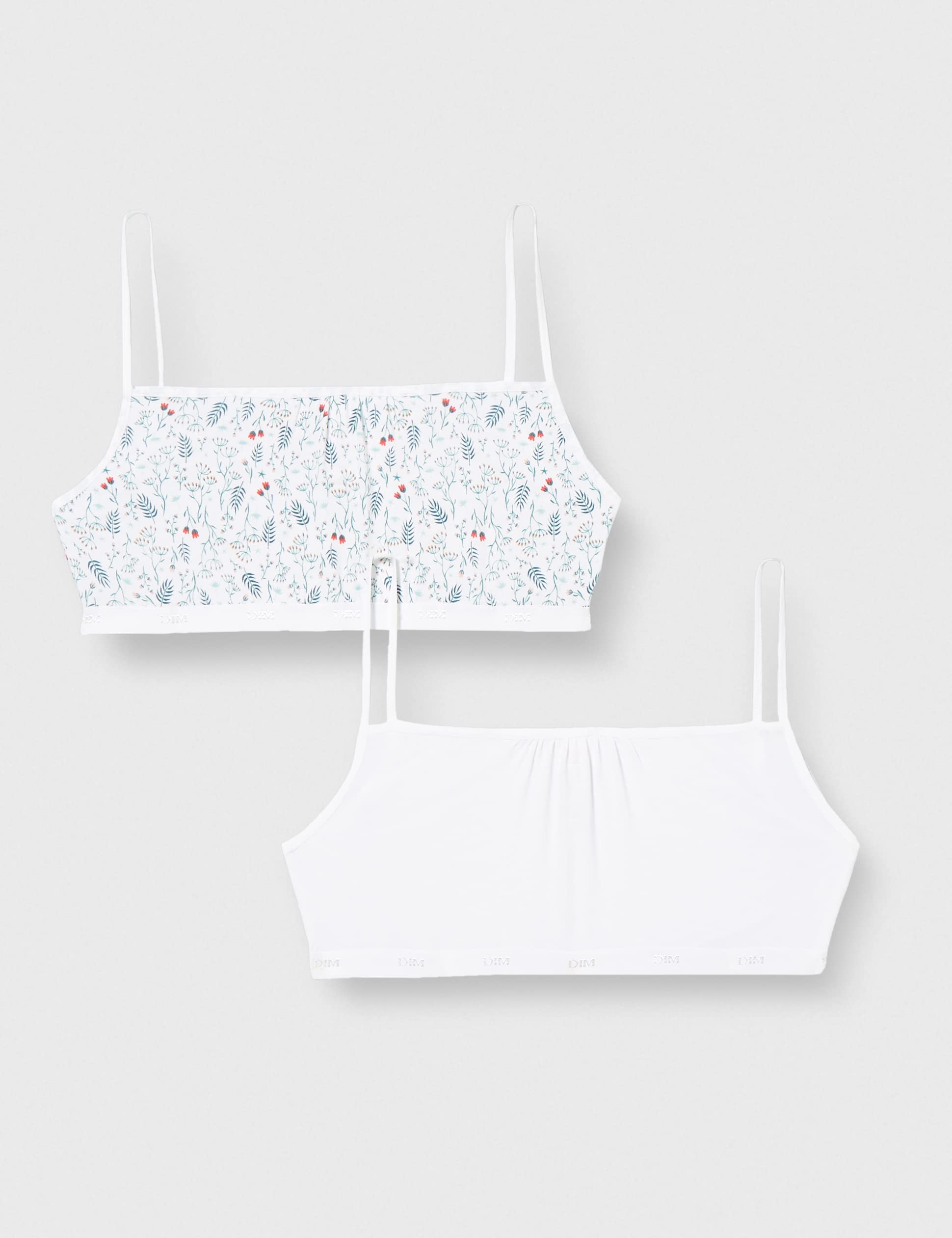 DIM Les Pockets bralette bambina x2 cotone