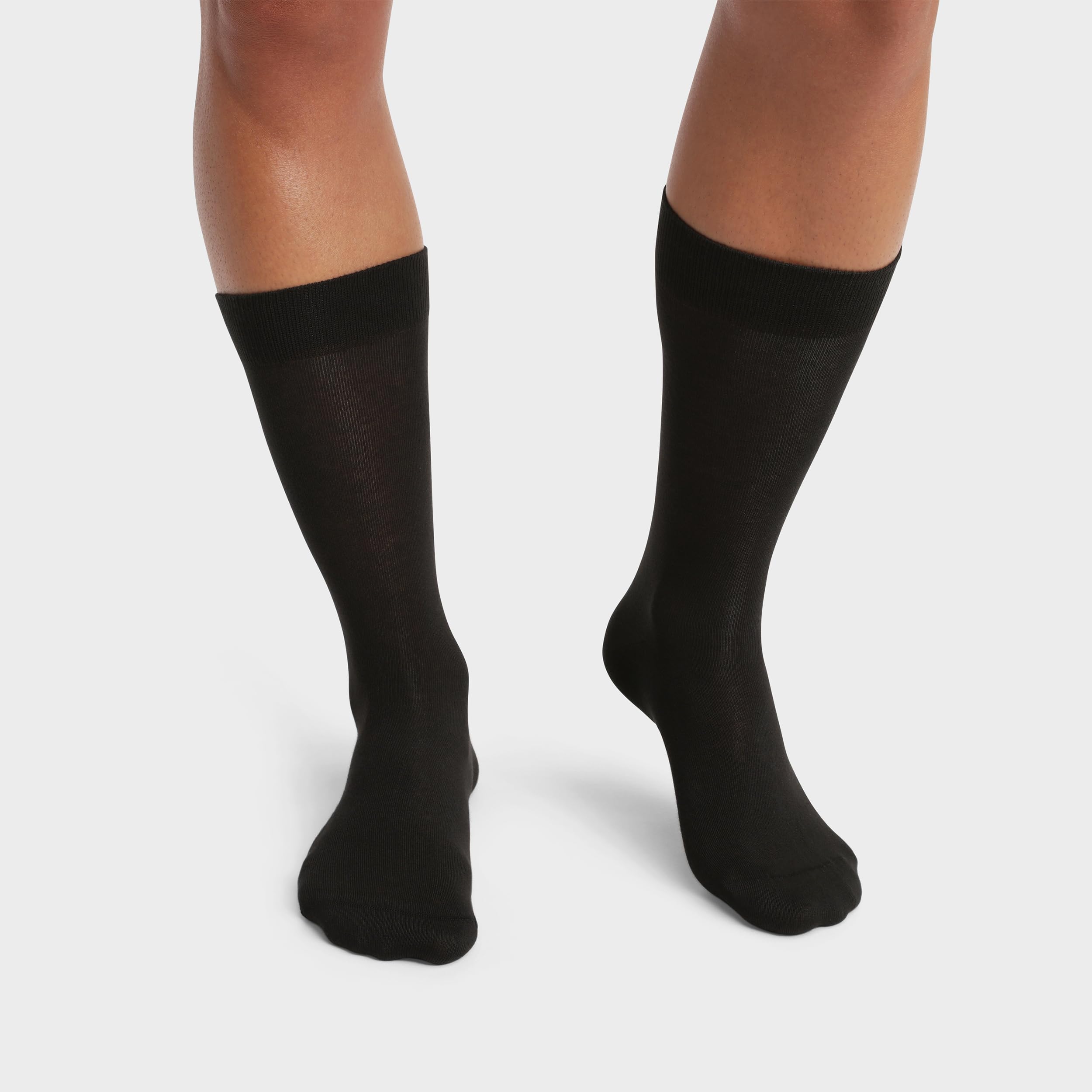 DIM Good Calzini Uomo Nero 43-46 Cotone x2