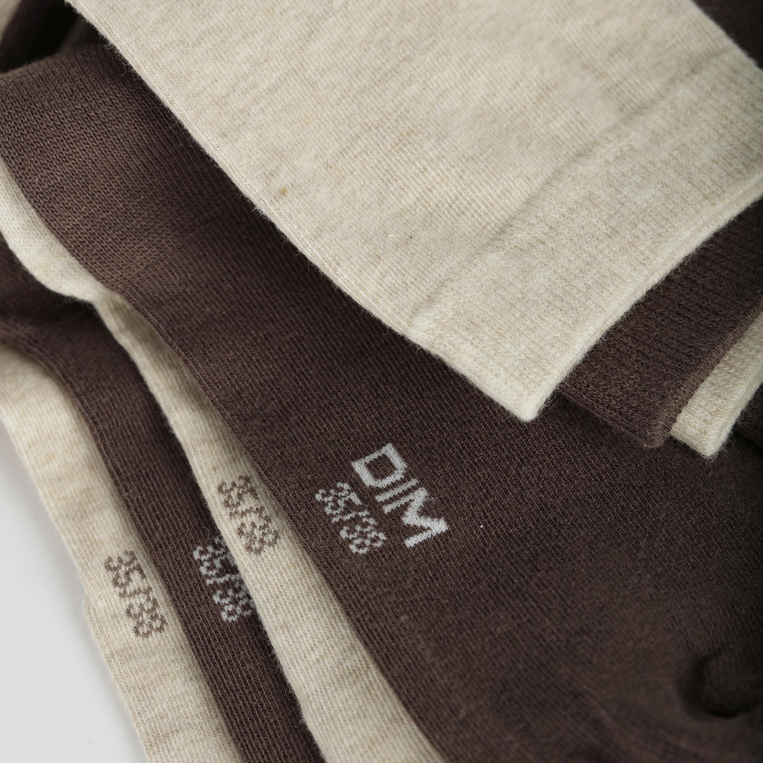 DIM Cotone calzini donna x2 ebene beige tallone rinforzato