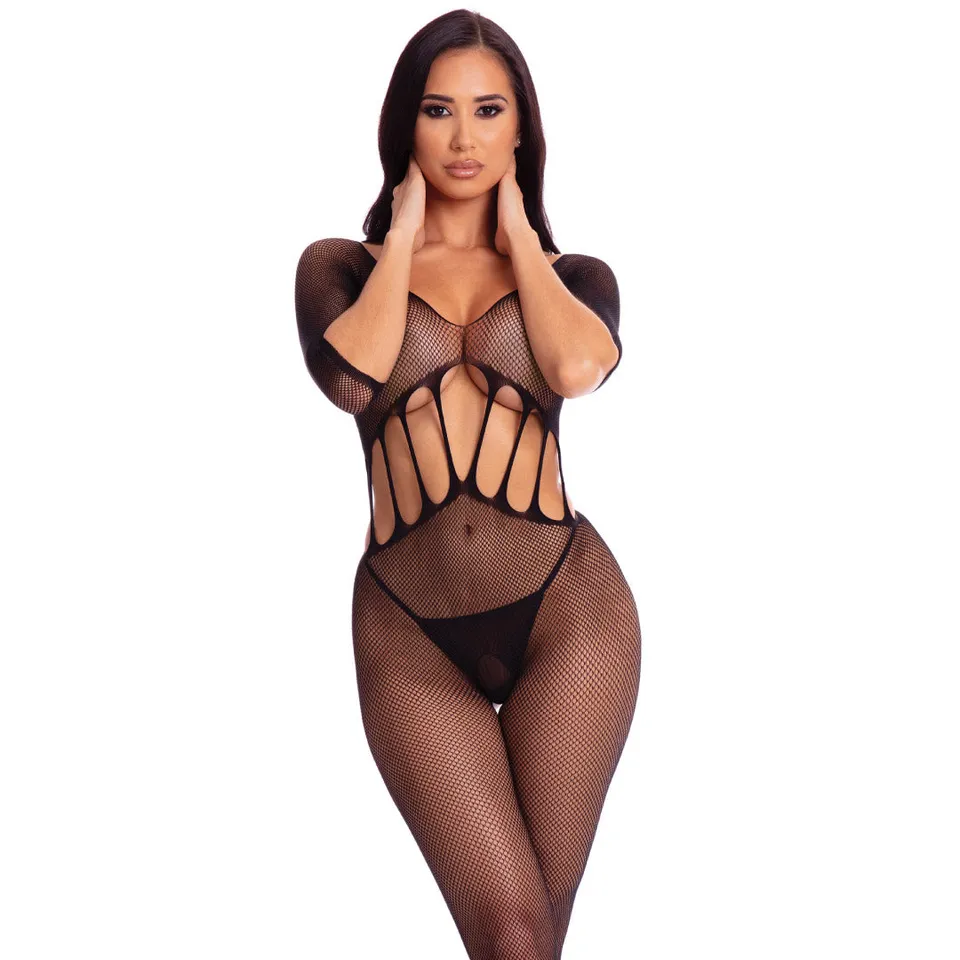René Rofé Amplify bodystocking nero senza cavallo