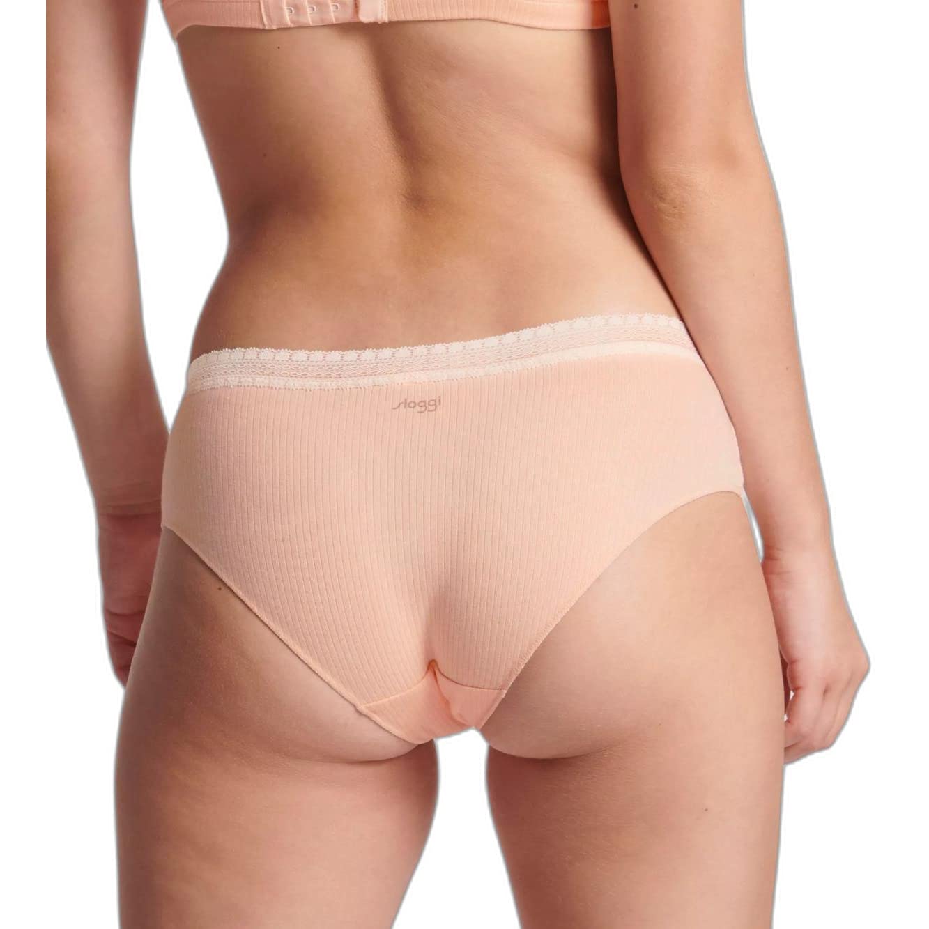 sloggi GO Ribbed Slip Hipster Donna x2 Cotone Bio