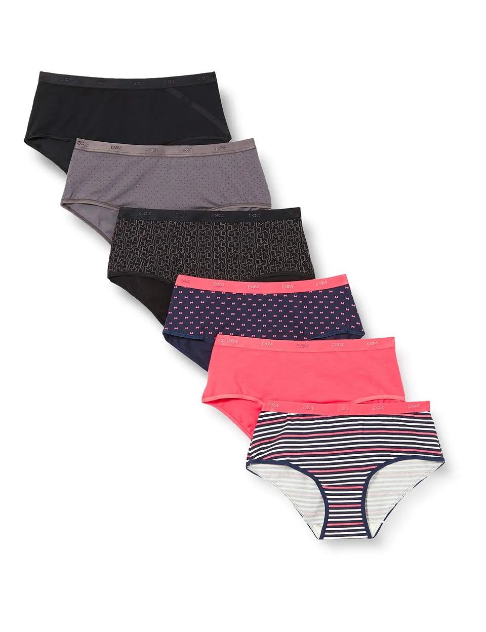 DIM Les Pockets Culotte Donna x6 Cotone Elasticizzato