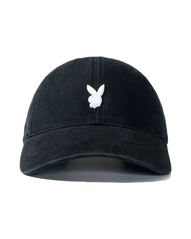Playboy Metal Rabbit Head Pin cappello nero