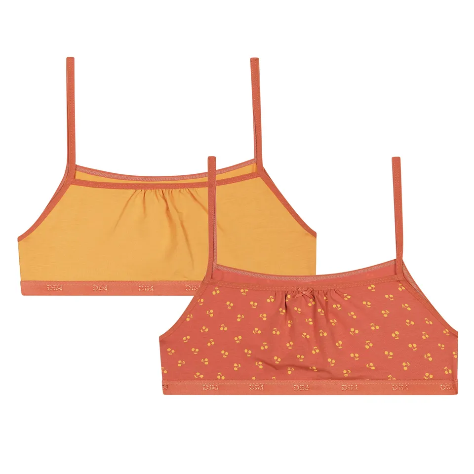 DIM Les Pockets Brassiere Bambina Cotone 10 Anni 2pz