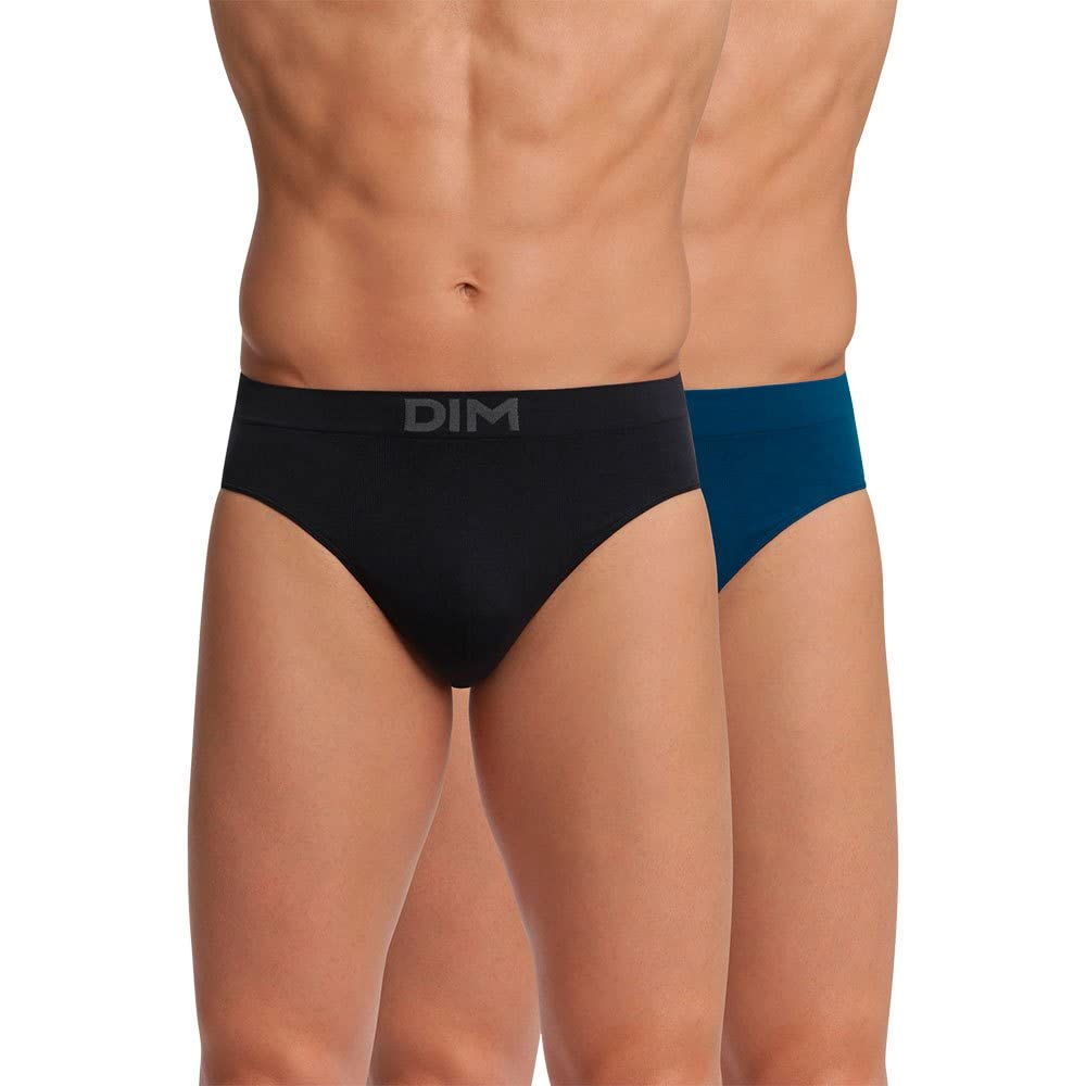 DIM Micro slip uomo S x2 rosso blu senza cuciture