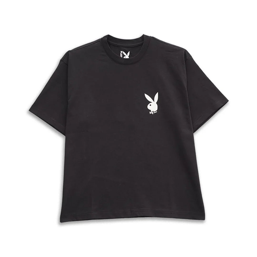 Playboy Equestrian Boxy Tee maglietta bianca cotone