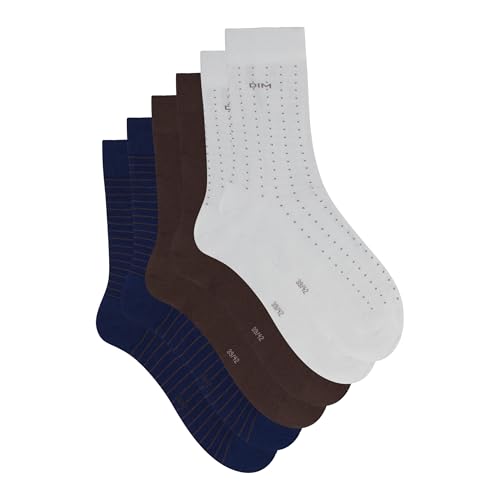 DIM Cotone calzini uomo x3 marina cotone traspirante