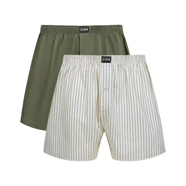 DIM Morbido Cotone boxer uomo elasticizzato fantasia 2P