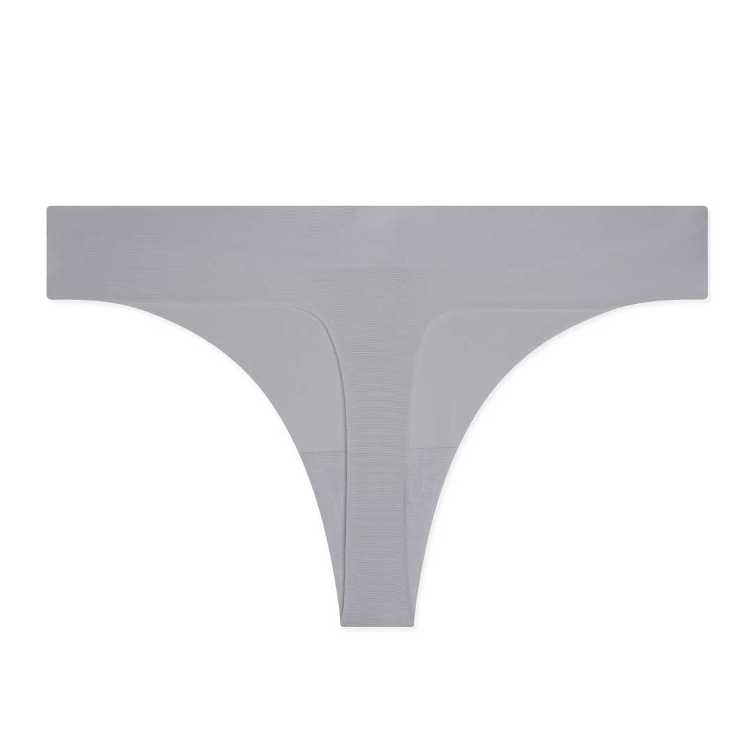 René Rofé Laser Cut perizoma grigio scuro S microfibra