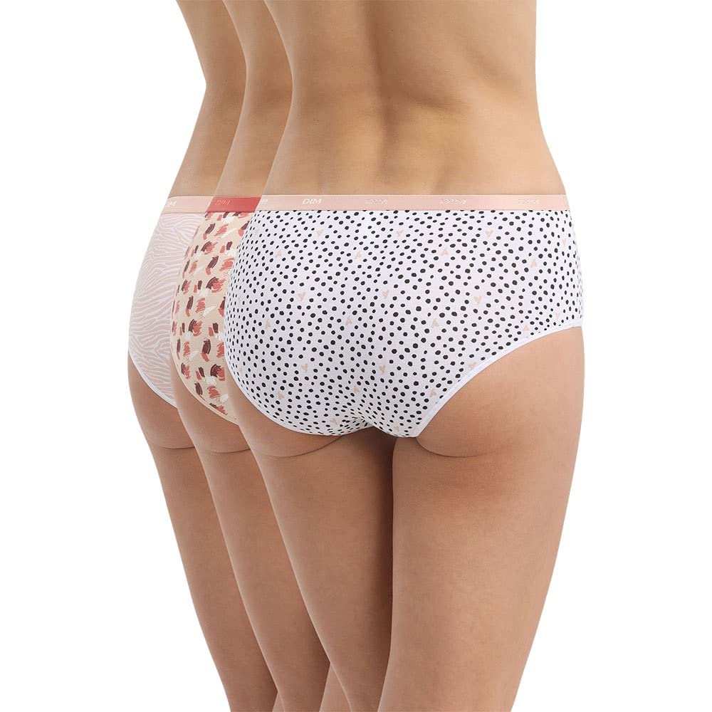 DIM Les Pockets Mutande Cotone Donna Pacco da 5