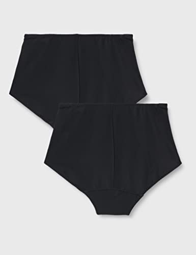 DIM Ecodim Slip Vita Alta Donna x2 XXS Nero Pancia Piatta