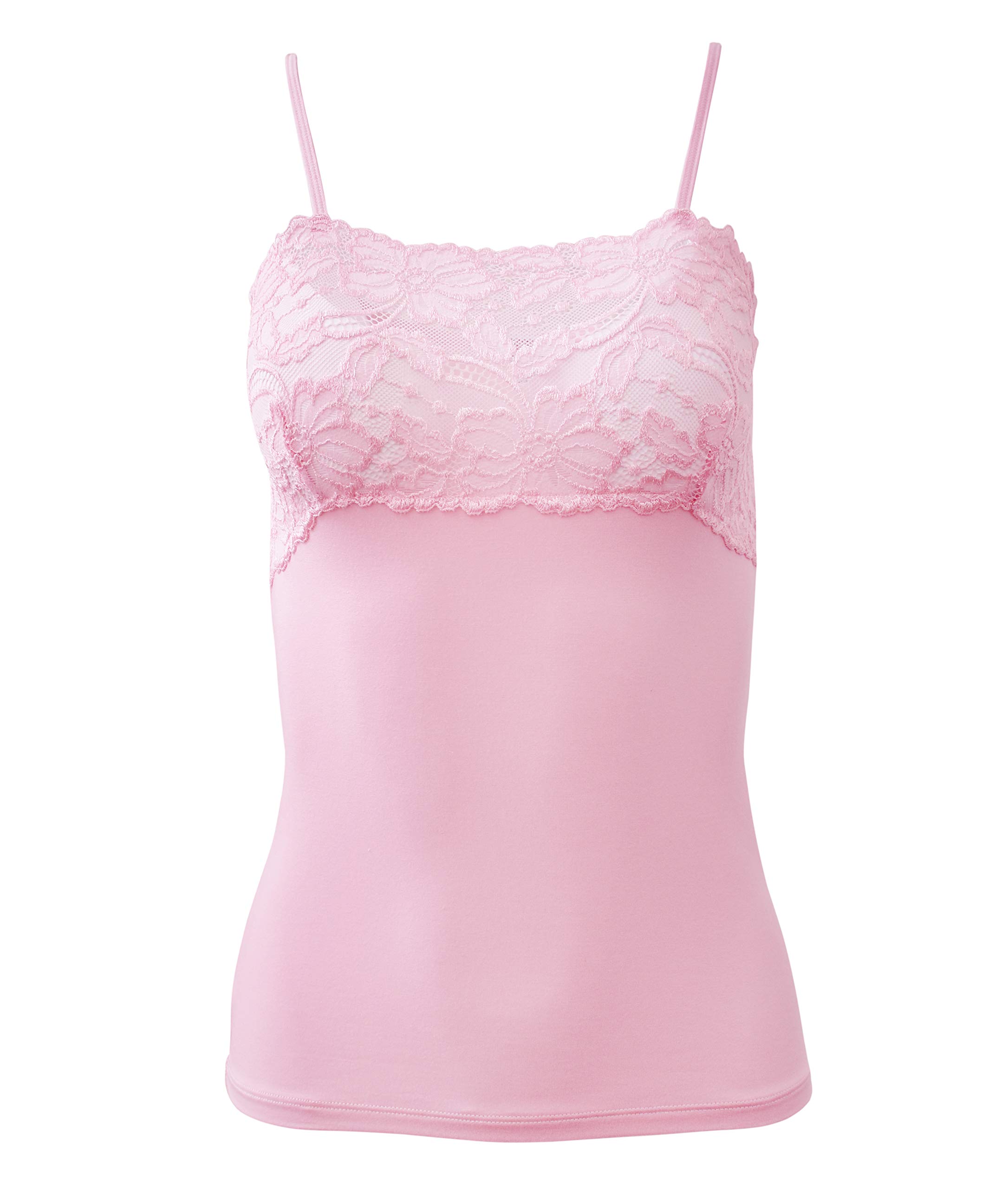 Egi 1135 top donna spalla stretta micromodal con pizzo