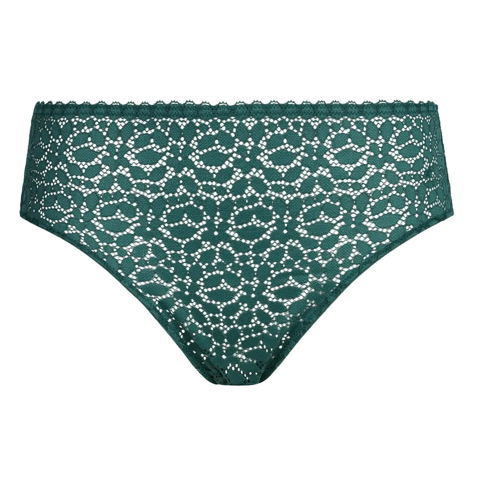 DIM Daily Dentelle slip pizzo S verde smeraldo