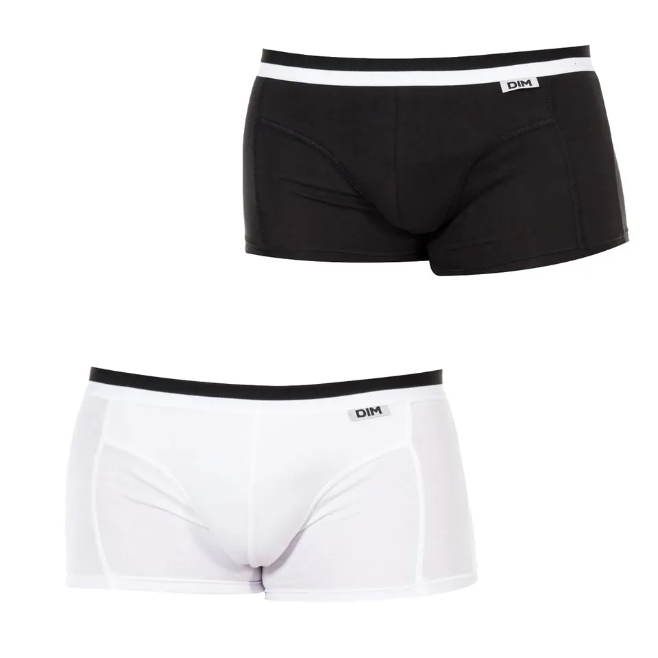 DIM Slip Uomo Cotone Elasticizzato 2 Pezzi Basic