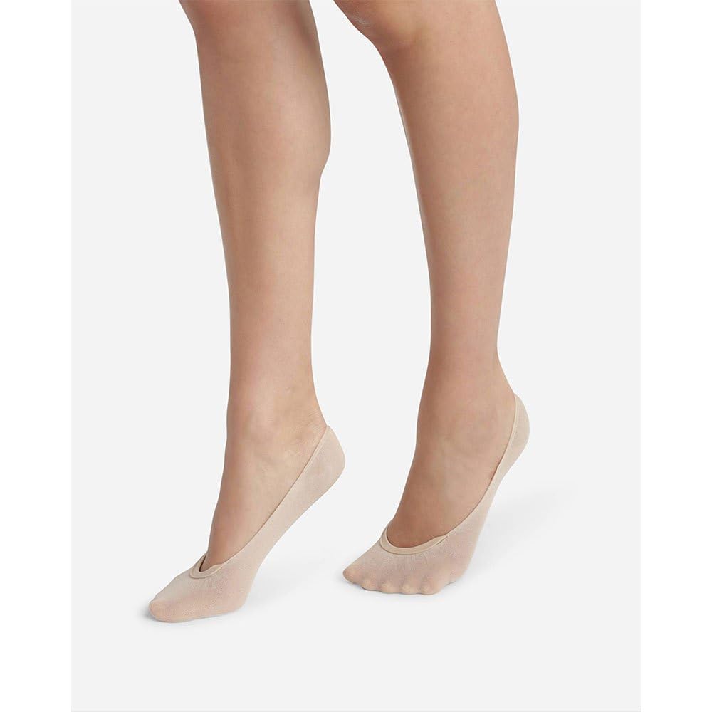 DIM Invisifit salvapiedi donna rosa 2 paia cotone